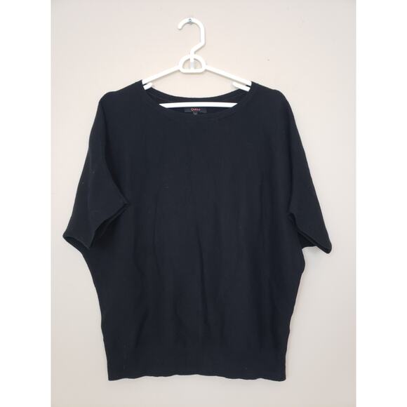 Quince Womens Basic Sweater Size M Lightweight Organic Cotton Cashmere Dolman - Picture 2 of 7